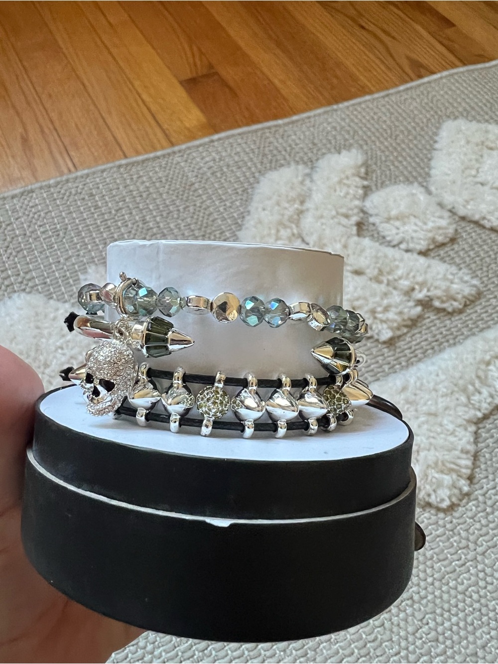 Bomb Party fall luxe stacks 2024 make it bold girl rbp7819 new, skull!